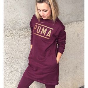 puma athletic sweat dress